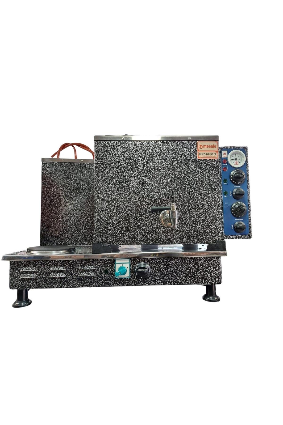 Meşale 2 Demlikli Chromat Full Elektrikli Çay Kazanı