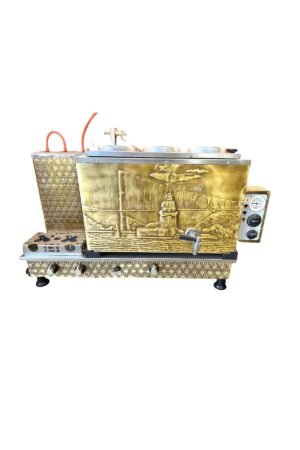 3 Demlikli Pirinç Kız Kulesi Elektrik + Gazlı Full Otomatik Çay Kazanı