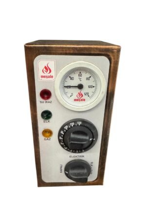 1-2-3 Demlikli Antik Bakır Analog Full Otomatik Çay Kazanı Kutusu