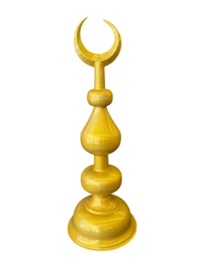 mesale-80-cm-bakir-altin-varak-boyali--4da5-8 Meşale 80 Cm Bakır Altın Varak Boyalı Kubbe Alemi
