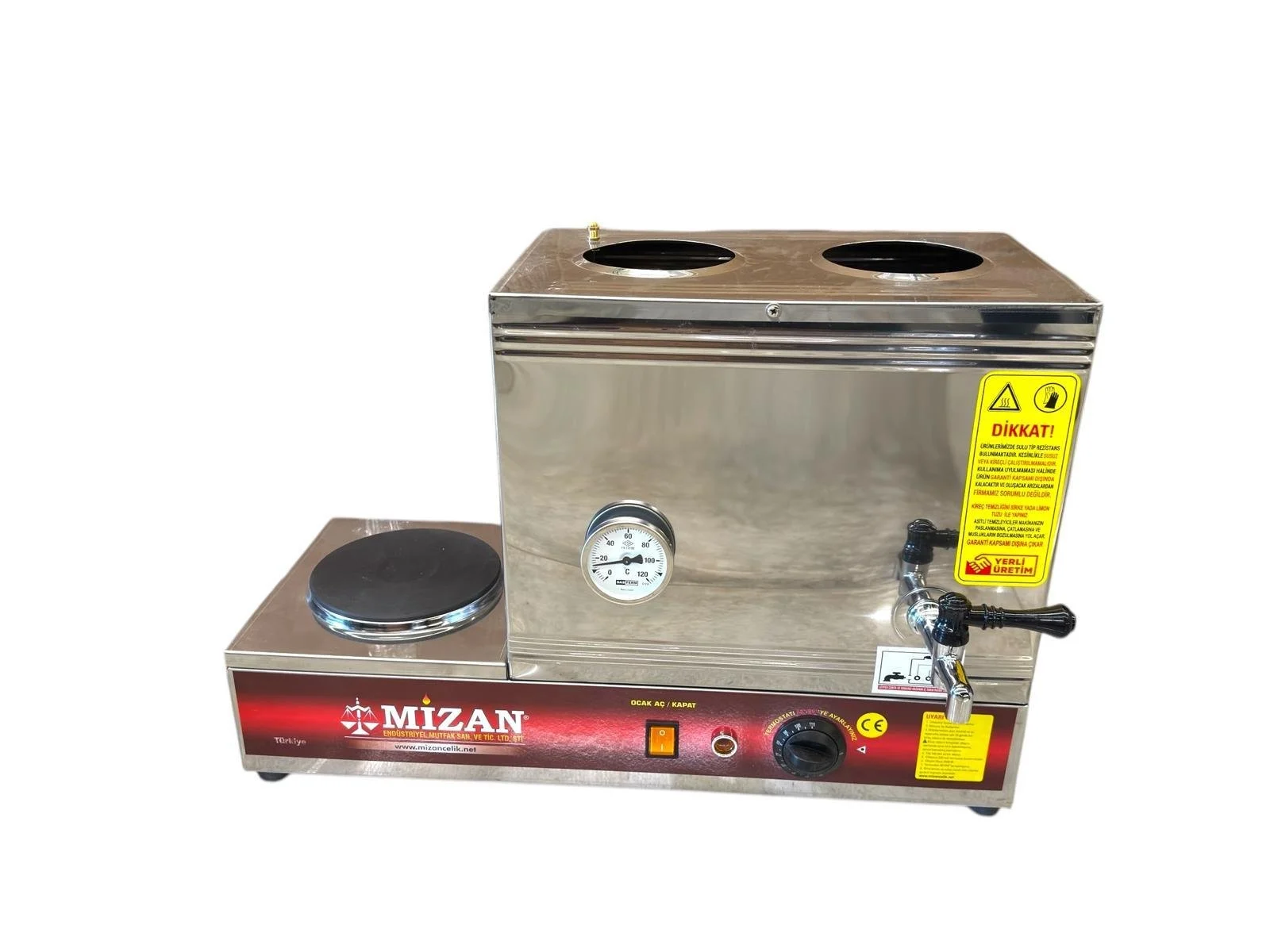 Mizan 40 Cm'lik - 26 Litre Pleytli Kahveci Kazanı